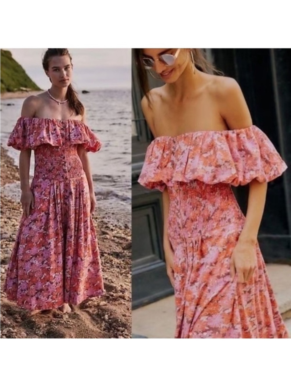 nwot Free People Lewis maxi dress